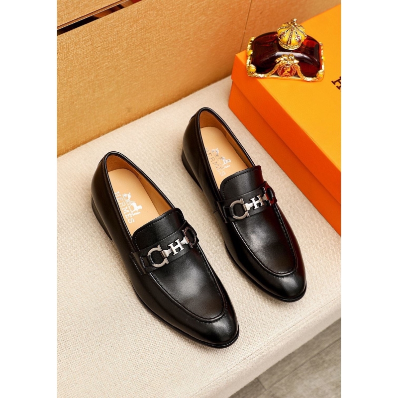 H**mes leather shoes